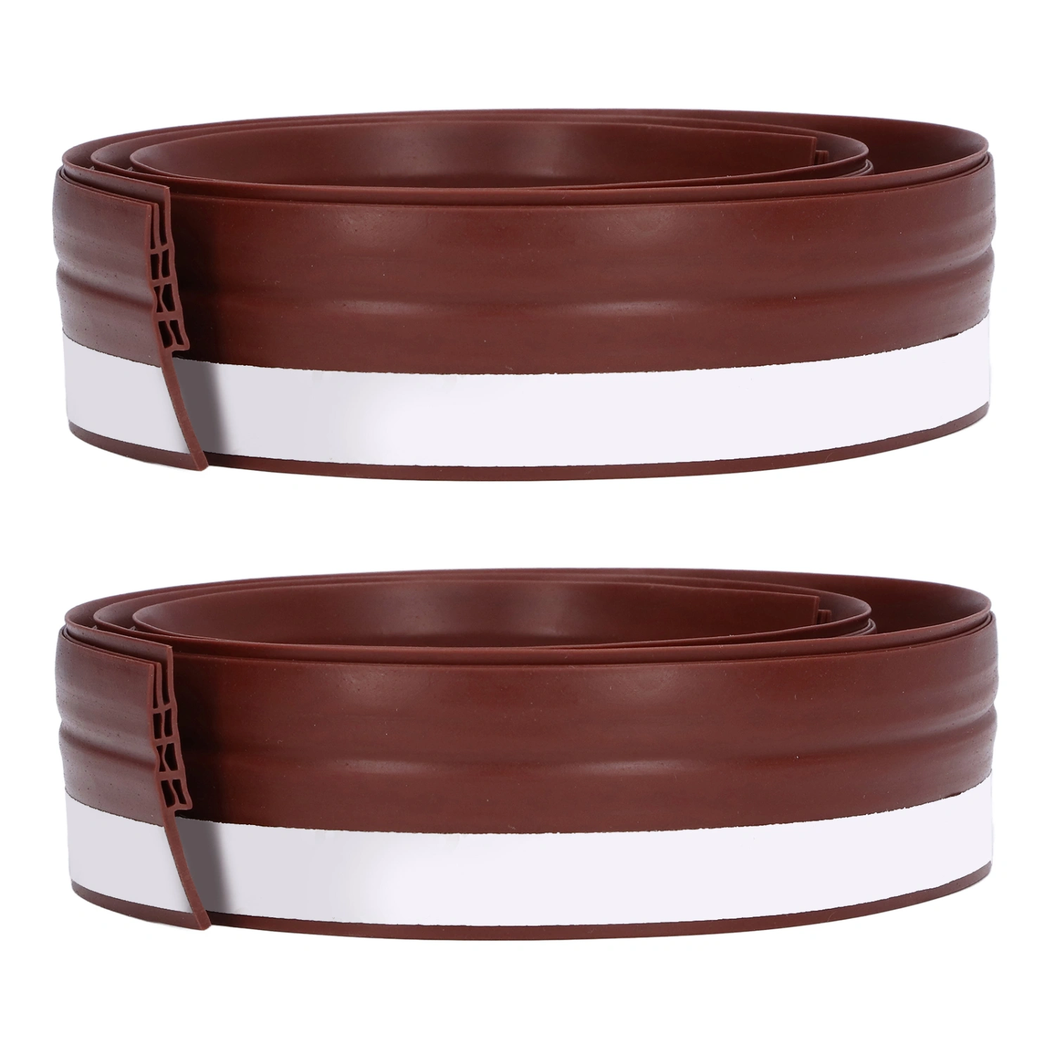 2Pcs Door Sealing Strip Self Adhesive TPE Under Seal Soundproof Bottom Weather Stripping