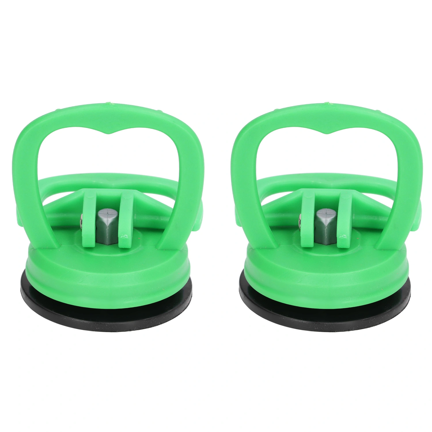2pcs Suction Cup Puller Big Pull One Hand Buckle Suction Cup Lifter for Ceramic Tile Car Shell Phone Disassembly ToolGreen