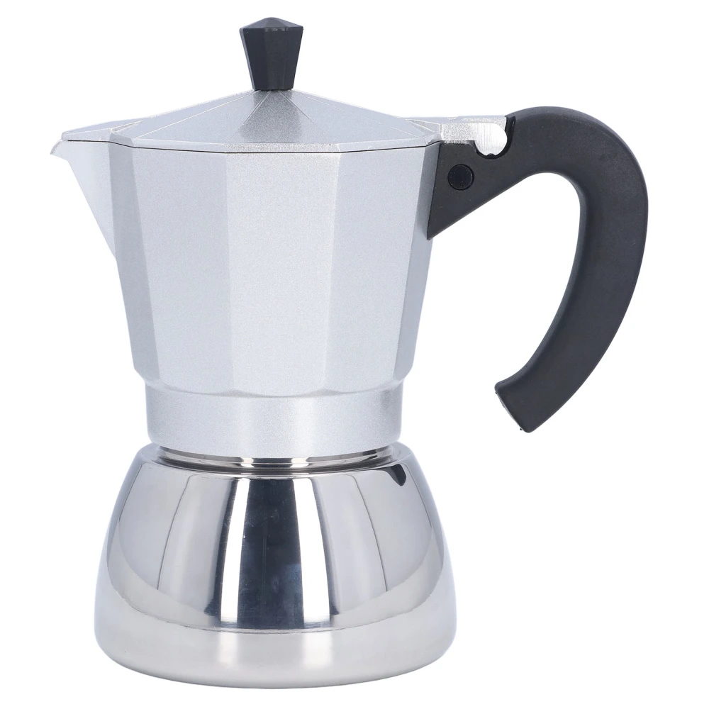 Stovetop Coffee Maker 6 Cup Moka Pot Delicious Coffee Making Pot for Home Kitchen Office