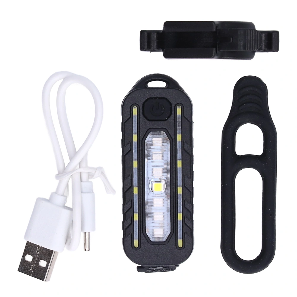 Multifunction Red Blue Warning Light USB Charging Tail Light LED Waterproof Shoulder Lamp