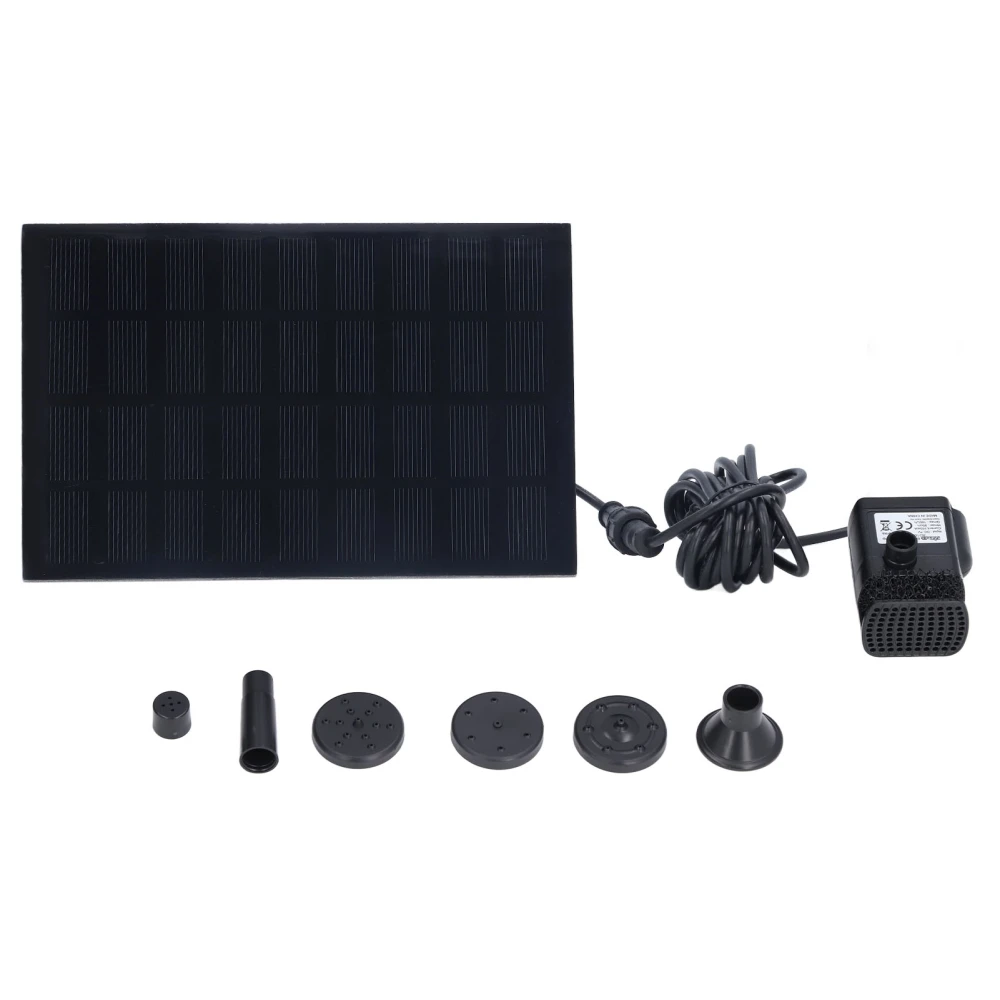 Solar Water Pump DC Brushless Monocrystalline Silicon Landscape Floating Fountain 9V 1.8W