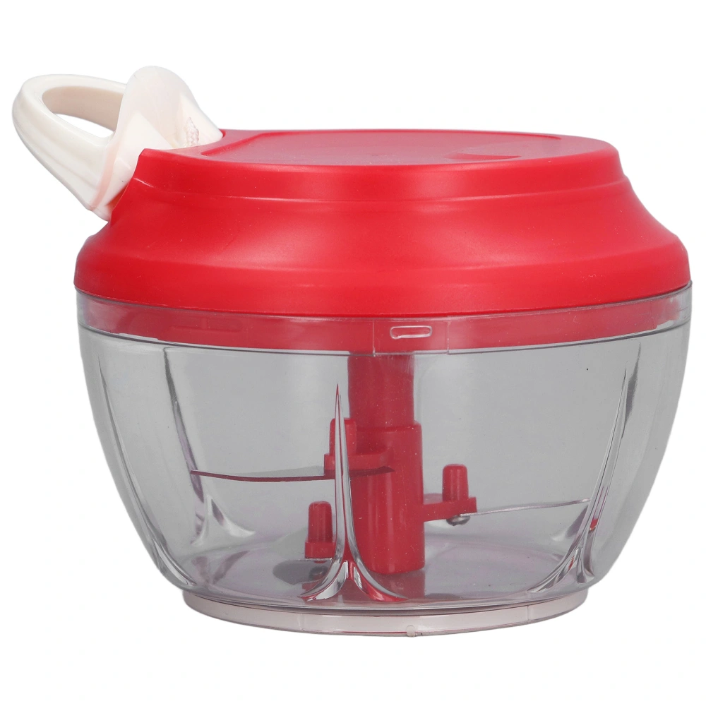 Manual Food Chopper 500ml / 17oz Handheld Food Processor for Garlic Onion Meat Pepper Ginger