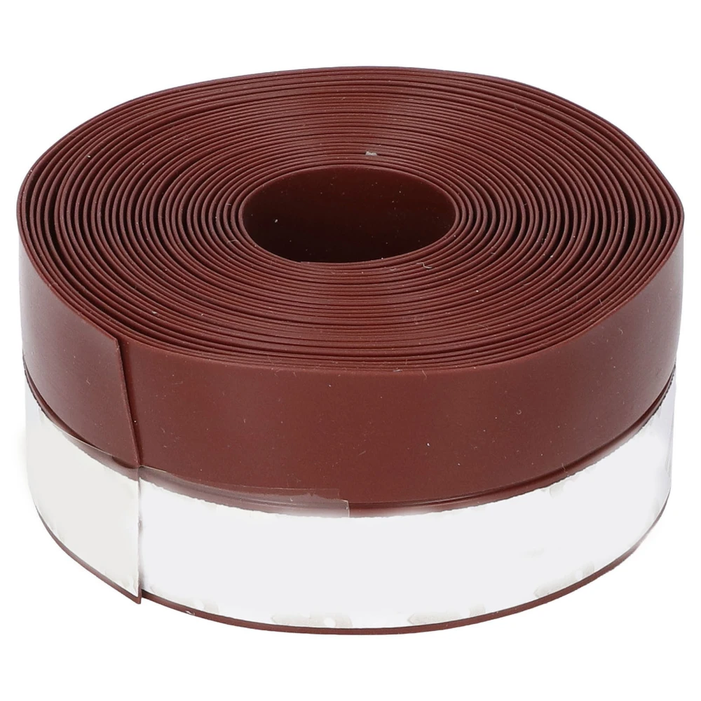 Door Window Sealing Strip 16.4ft Long 1.4in Wide Silicone Self Adhesive Door Sealing TapeBrown