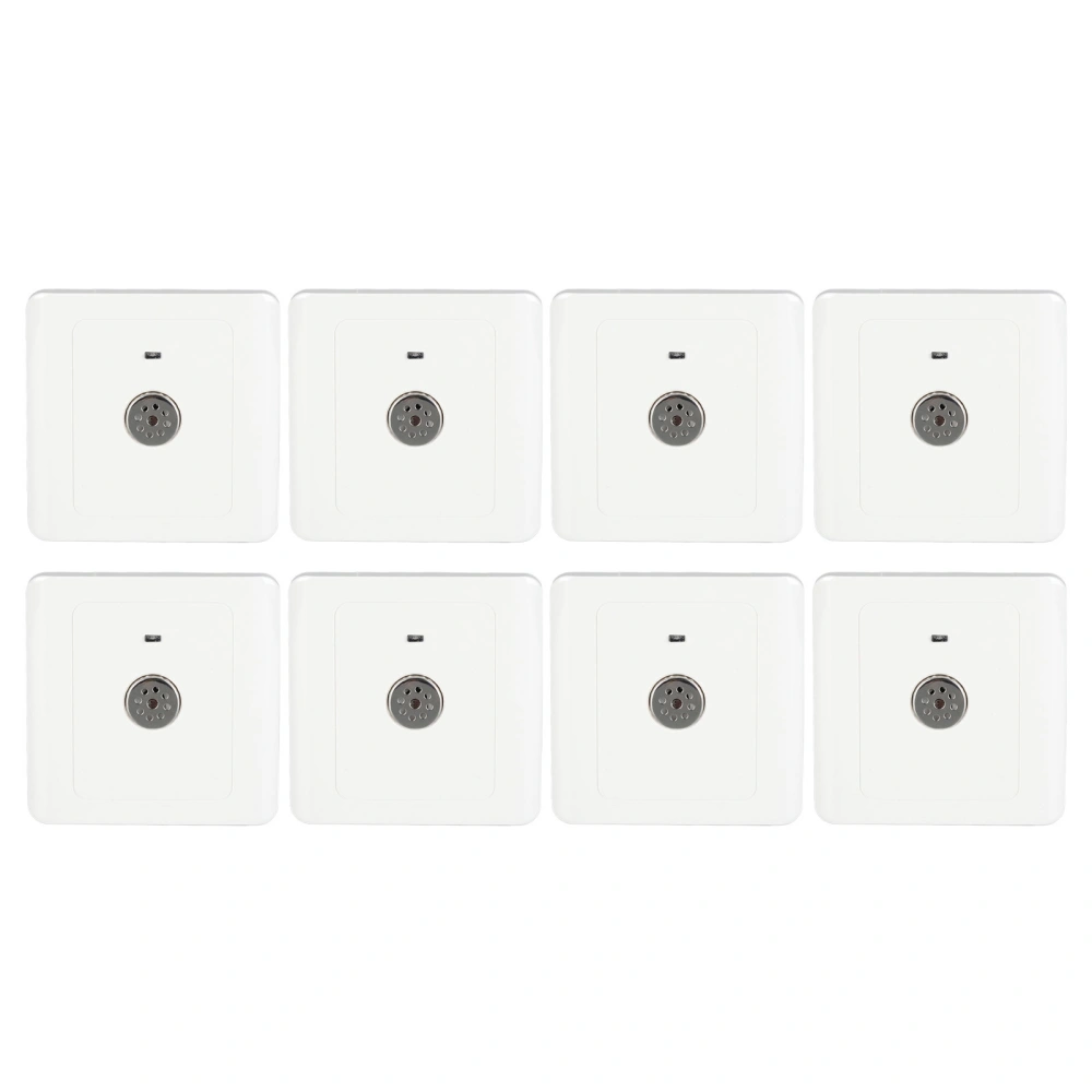 8pcs Concealed Sound Control Switch Light Control Panel for Home Office 250V 10A