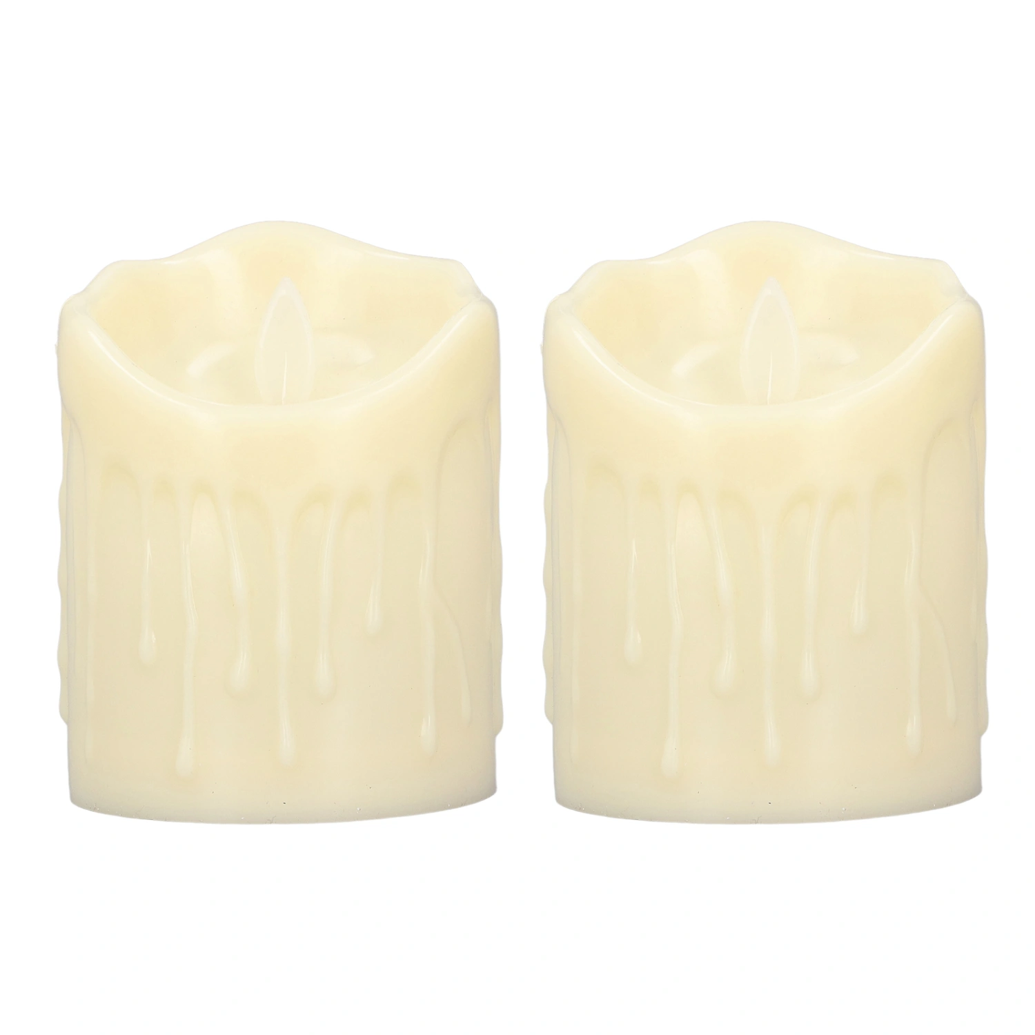 2pcs Flameless Candles Lamp Simulation LED Candle Light for Dating Wedding Proposal
