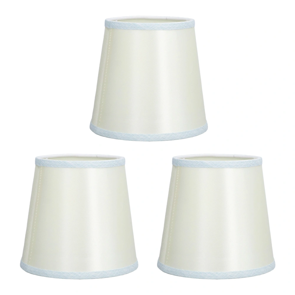 3pcs Cloth Lamp Shades Interventional Installation Lamp Cover for E14 Bulb Candle Chandelier