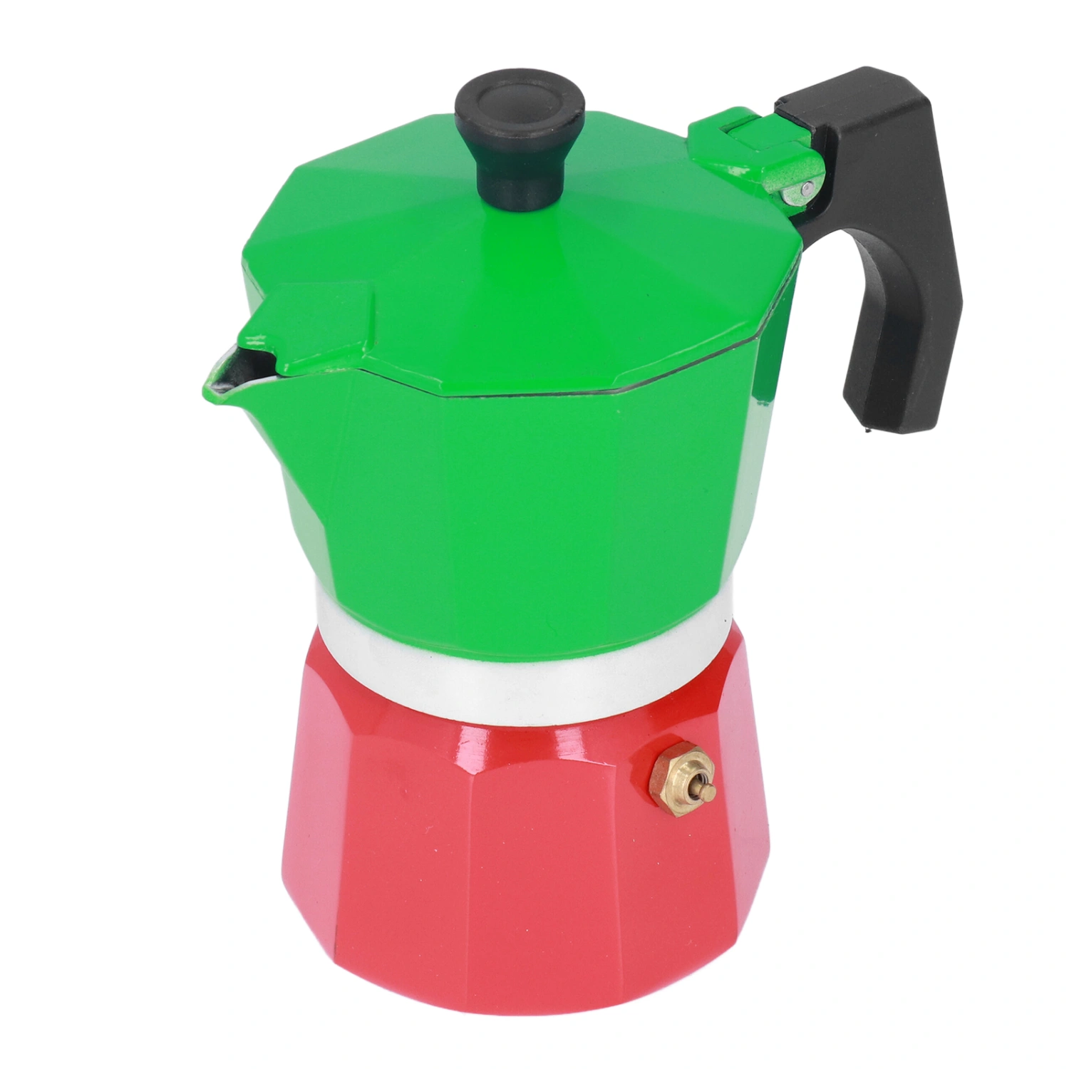 Stovetop Coffee Maker Great Flavored Strong Italian Style Moka Pot Thicken Octagonal 3 Color3 Cup 150ml