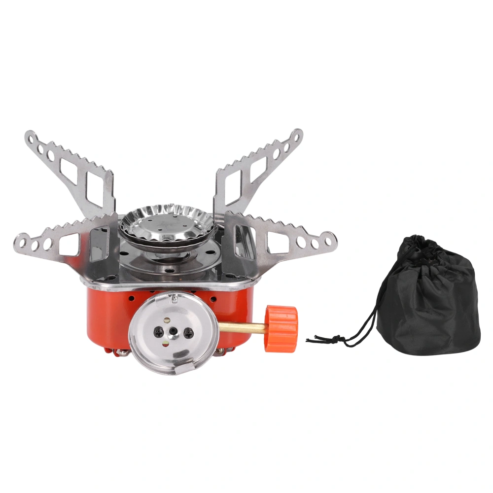 Foldable Camping Stove Stainless Steel Aluminum Alloy Portable Backpacking Stoves for HikingSquares