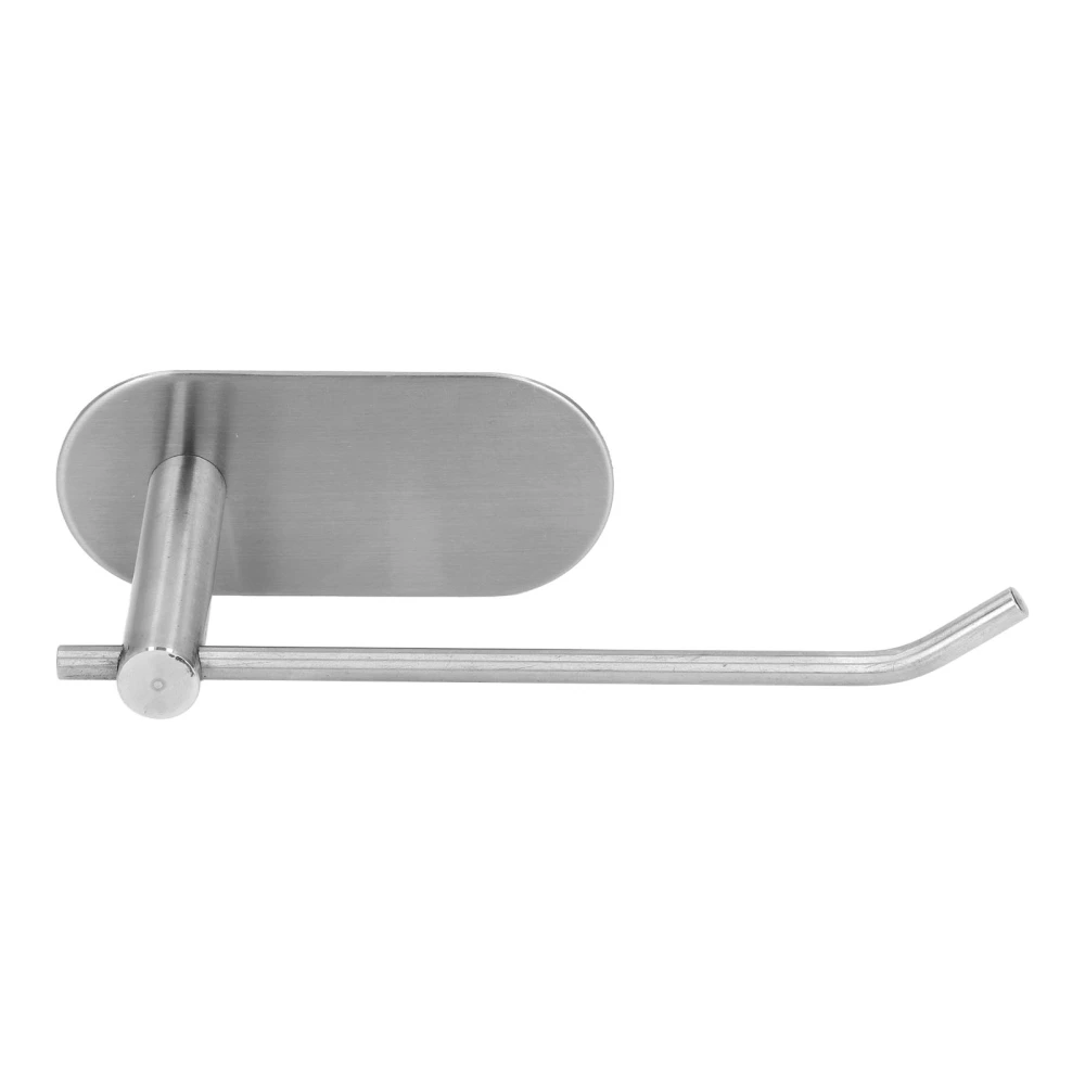 Toilet Paper Holder Stainless Steel Punch Free Wall Mounted Toilet Paper Roll Stand for Home Bathroom AccessorySilver