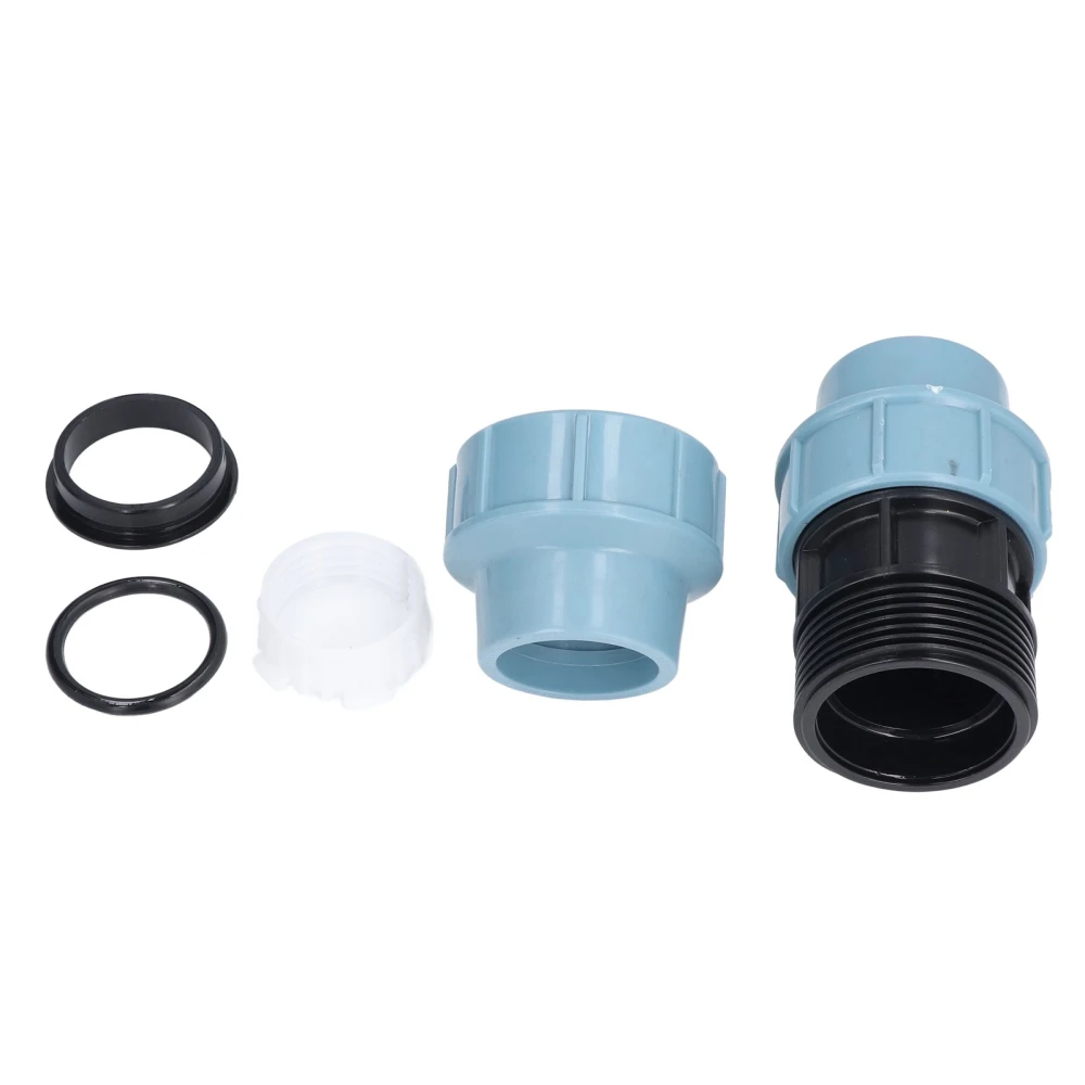 Quick Connect Fittings Interlocking Fine Workmanship Plastic Material G2.5 Hose Bulkhead Fitting