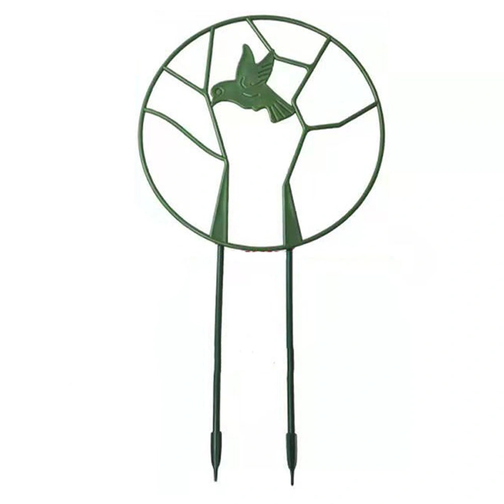 Bird Garden Trellis for Climbing Plant Round Plant Vine Trellis Iron Support Frame with Rustproof Coating Plants Climbing Holder Rack