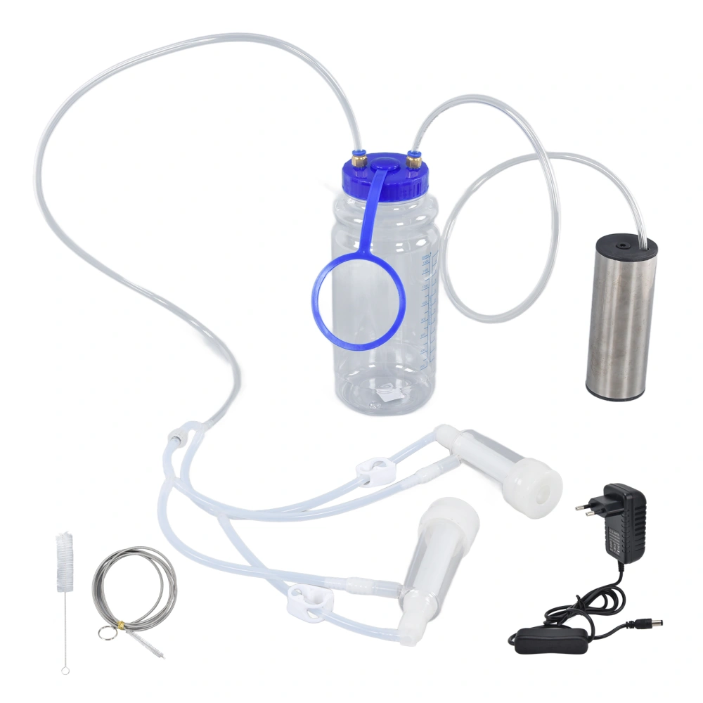 Electric Milking Machine Kit Portable Minitype Milker Machine for Goat Cow Sheep 100‑240VEU Plug