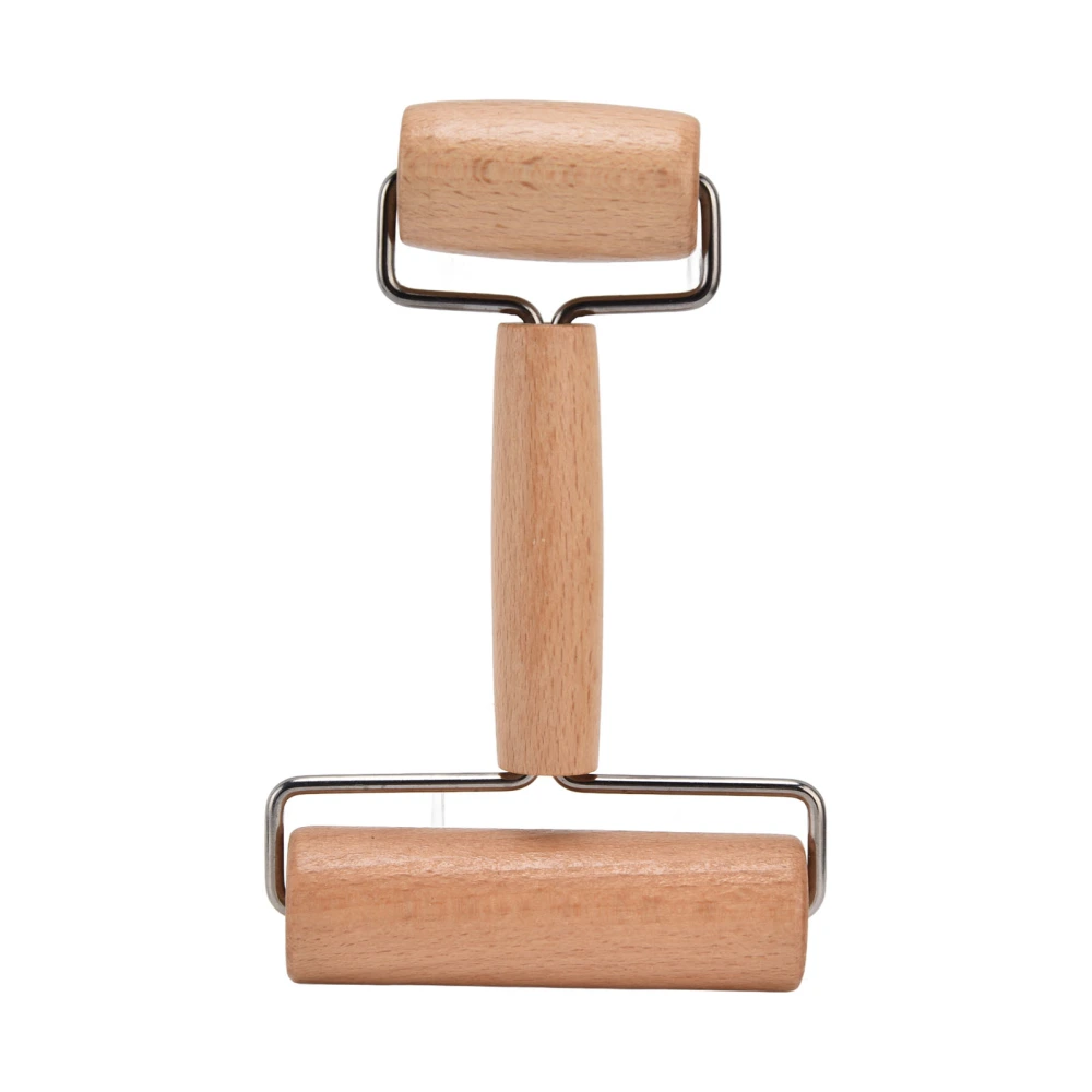 Dough Roller Covering Technology Exterior Polishing Comfortable Grip Wood Material Pizza Roller