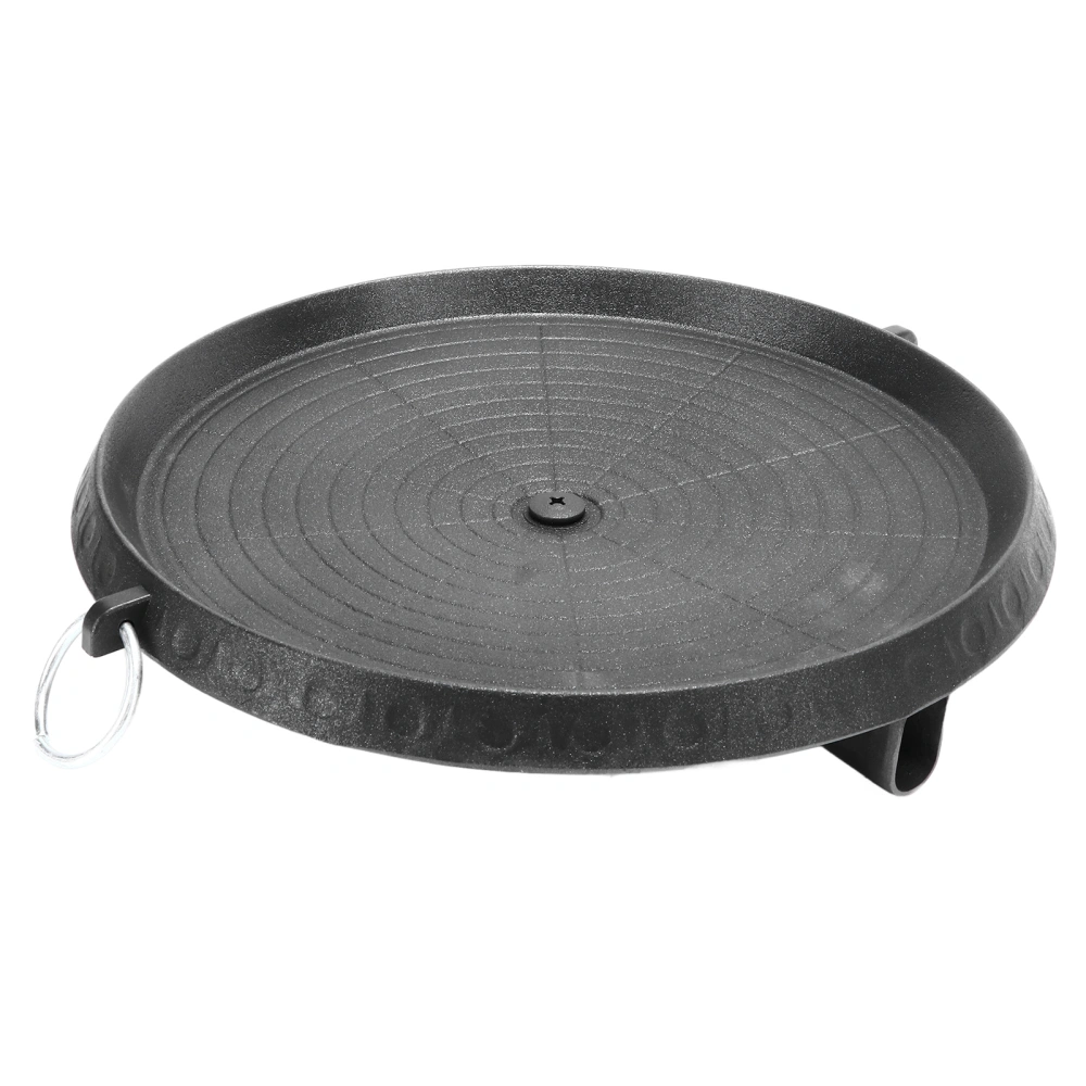 BBQ Plate Oil Hole Design Easy to Clean Heat Evenly Wear Resistant Double Layer Korean BBQ Grill for Home Outdoor