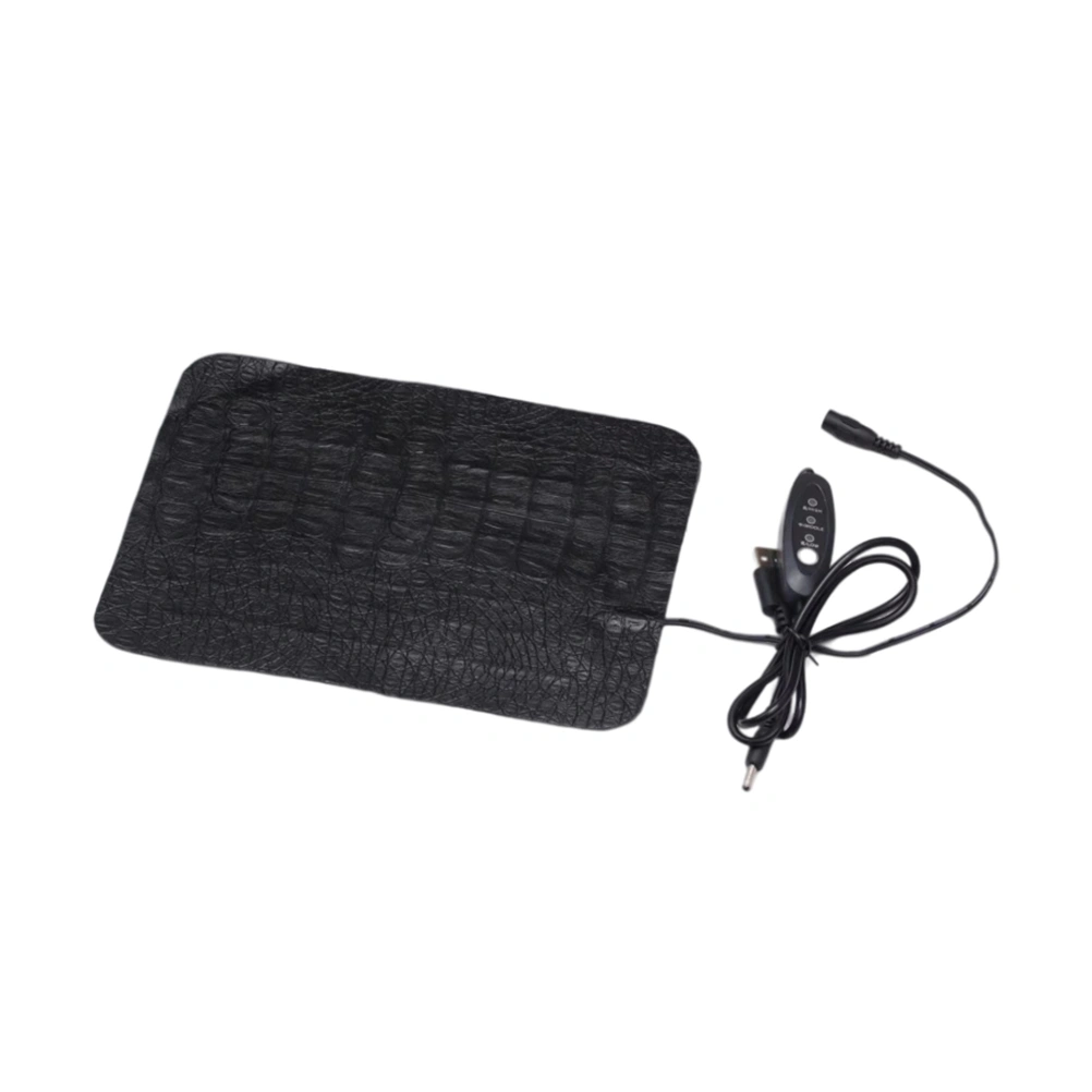 Reptile Heating Pad Scratch Proof USB PU Heating Sheet 3 Speed Temperature Adjustment Reptile Insulation Pad