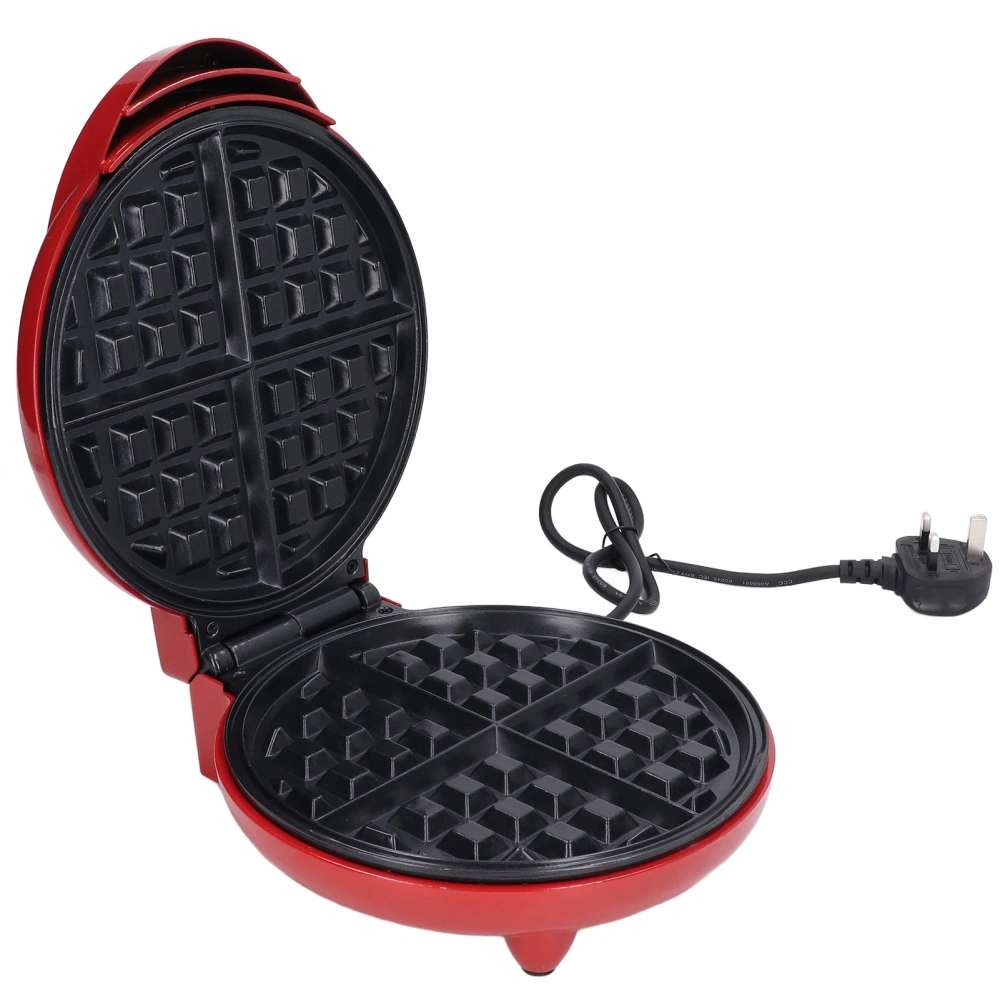 Home 1200W Double Sided Heating Non Stick Coating Waffle Maker Breakfast Machine 220V UK