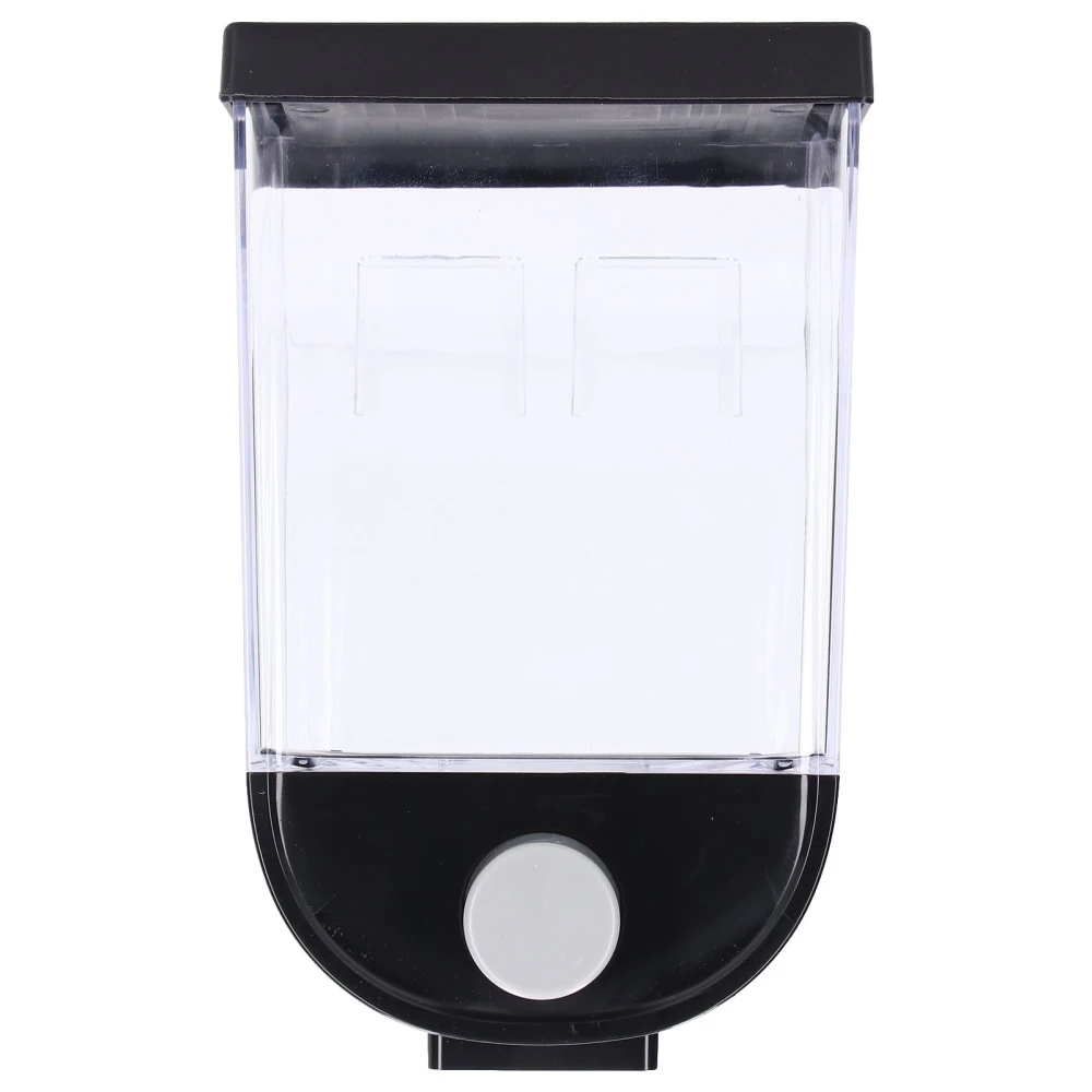 Square Dry Food Dispenser Wall Mounted Grain Storage Container Laundry Bead Cereal Dispenser for Kitchen1L