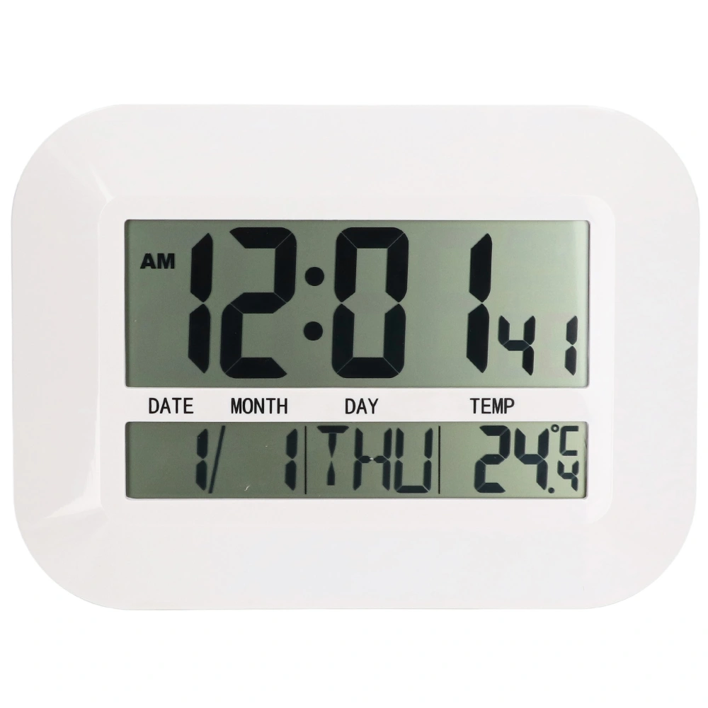 Electronic Alarm Clock Real Time Temperature Monitoring Ingenious Setting Desk Type Electronic Clock