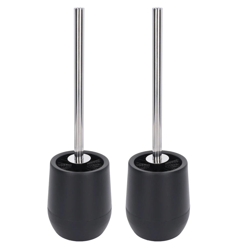 2Pcs Toilet Brush Robust Lockable Threads Efficient Safe Durable Material Home Accessory