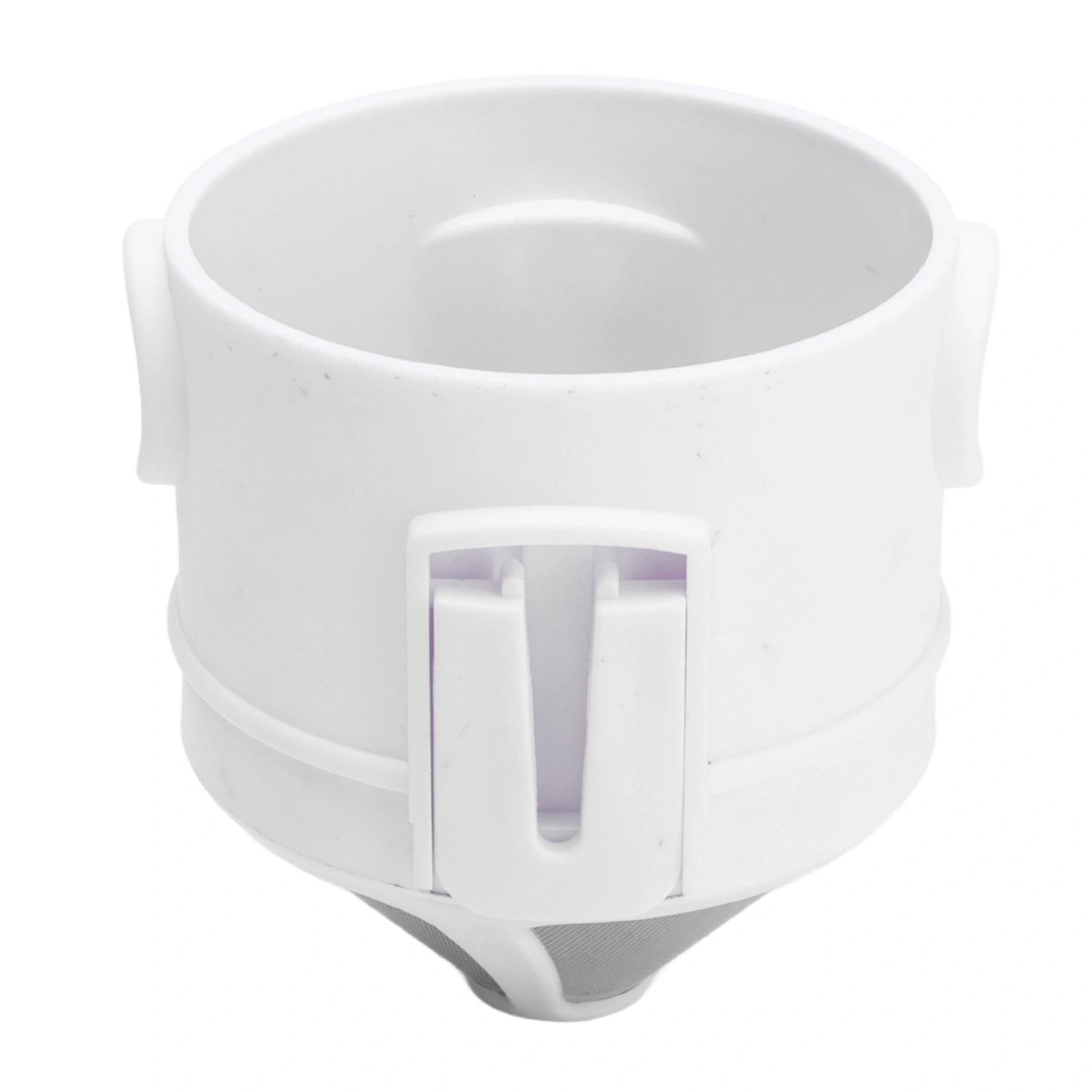 Home Foldable Portable Coffee Filter Stainless Steel Hand Coffee Filter Cup Ultra Fine Drip Tool White