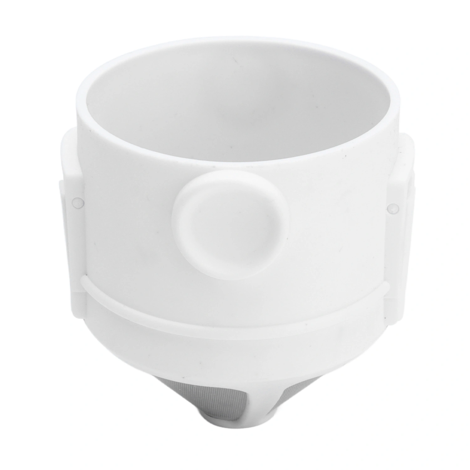 Home Foldable Portable Coffee Filter Stainless Steel Hand Coffee Filter Cup Ultra Fine Drip Tool White