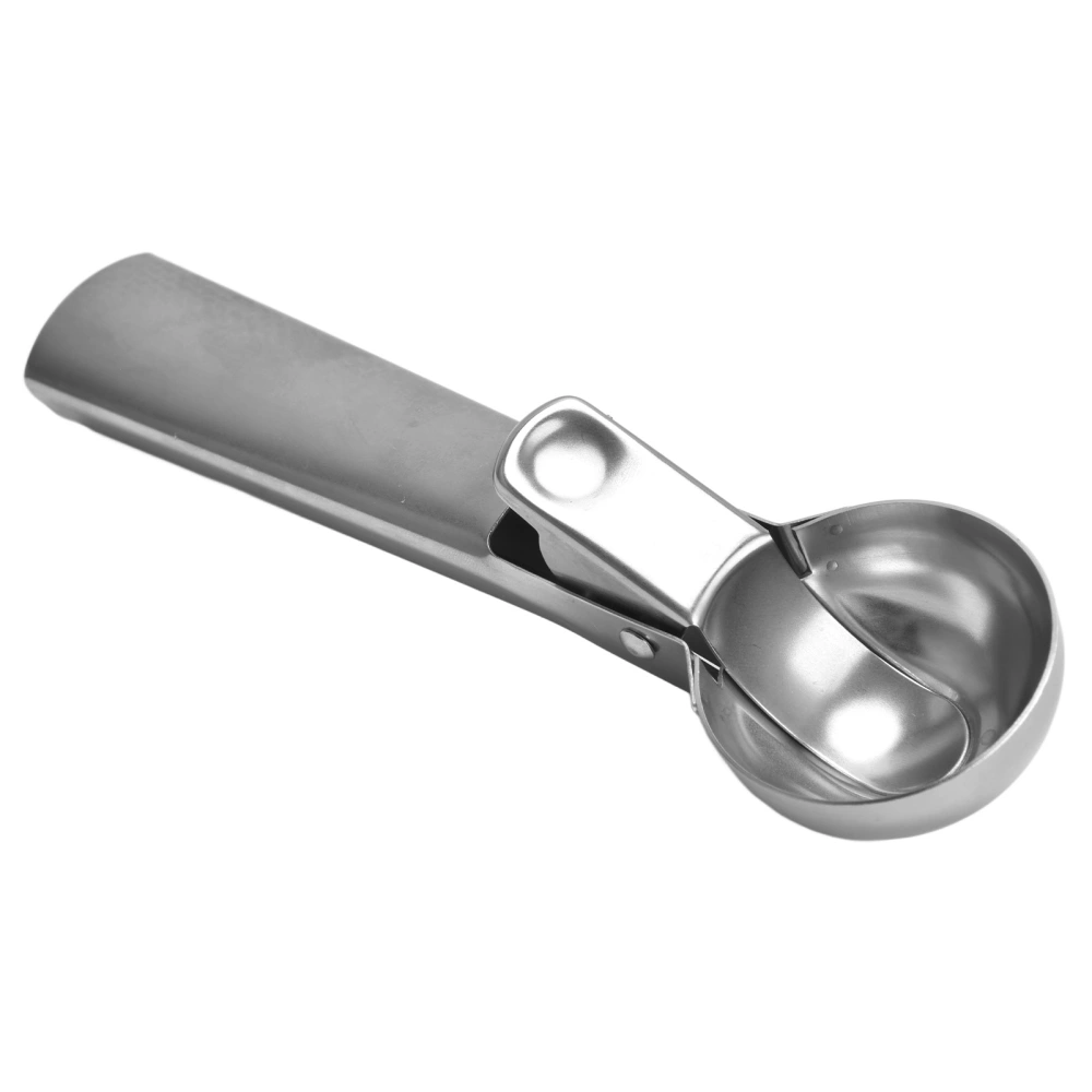 304 Stainless Steel Ice Cream Scoop with Trigger Thrifty Ice Cream Ball Spoon for Frozen Yogurt Fruits