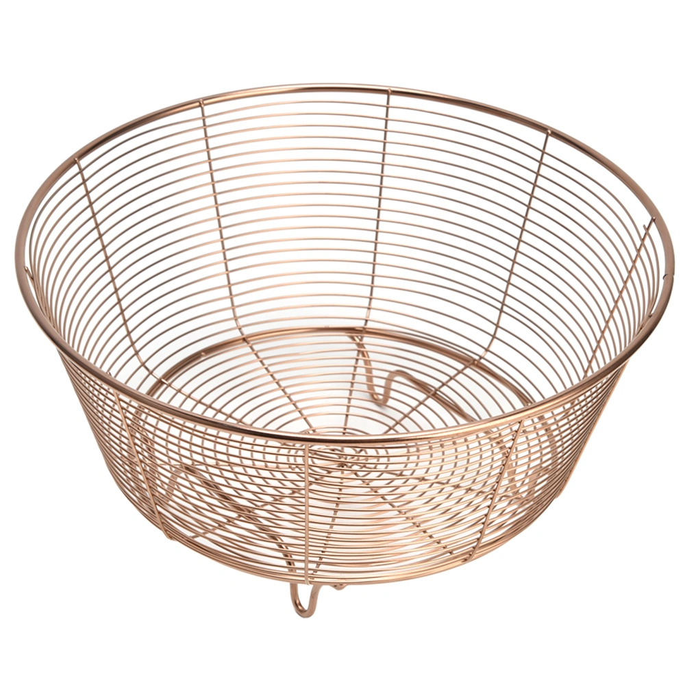 Fruit Basket Strainer Stainless Steel Colander Metal Stainless Steel Colander for Water Draining