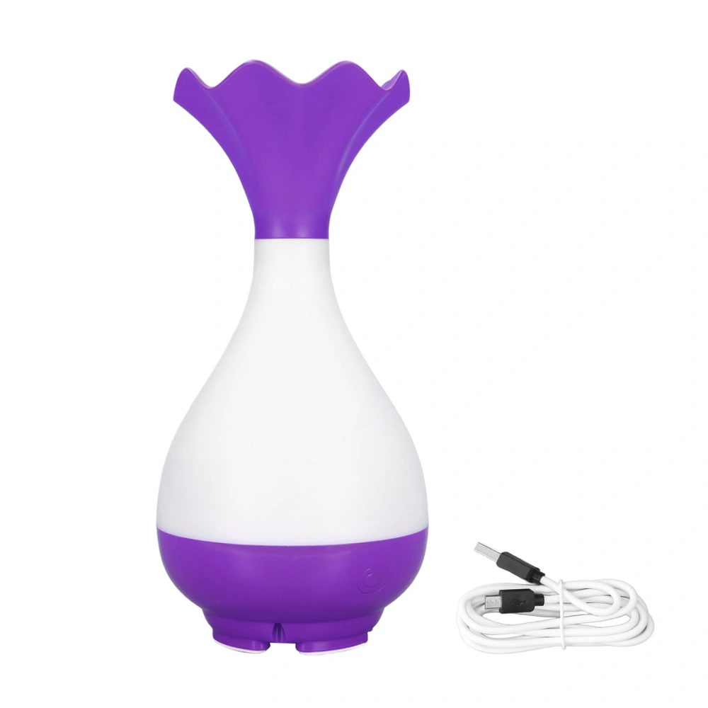 95ml Car Diffuser Humidifier USB Power Supply Essential Oil Aromatherapy Diffusers for Home OfficePurple