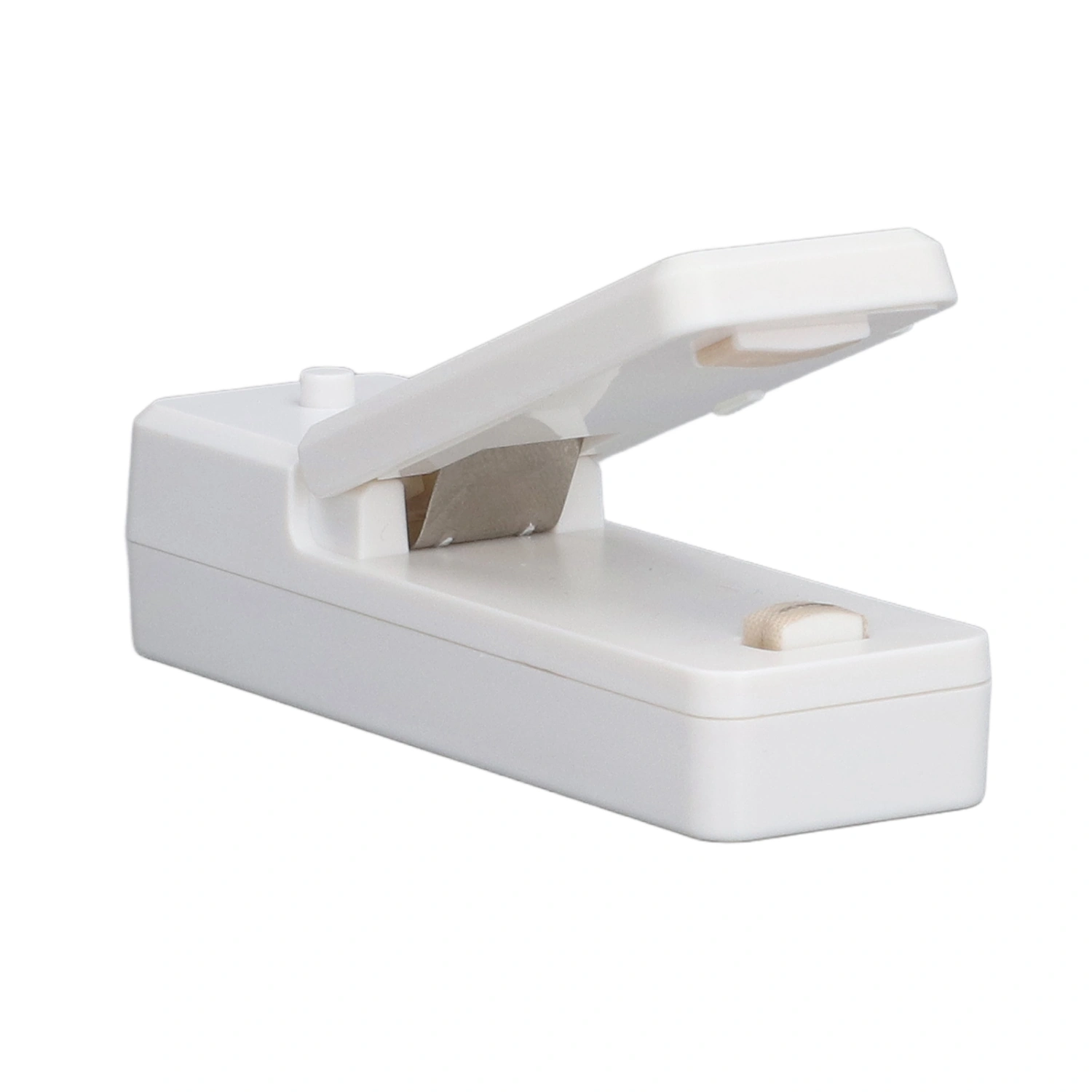 Portable Mini Bag Sealer with Magnet USB Charging Plastic Bag Sealing Machine for Home Kitchen UseWhite