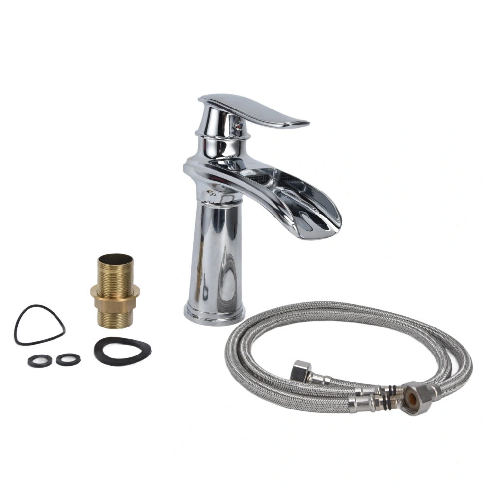 G1/2 Sink Faucet Set Deck Mounted Copper Cold Hot Water Mixer Tap for Home Bathroom Kitchen