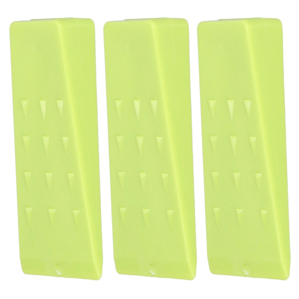 3Pcs Plastic Wedges Increase Friction Safe Practical Durable Small Volume Tree Cutting Wedges