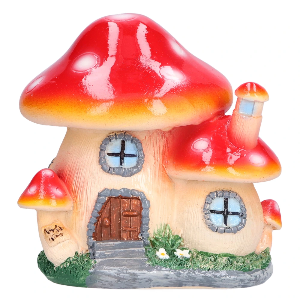 Small Mushroom House Decoration Moss Micro Landscape Decorations Bonsai Mushroom Sculpture Resin Crafts