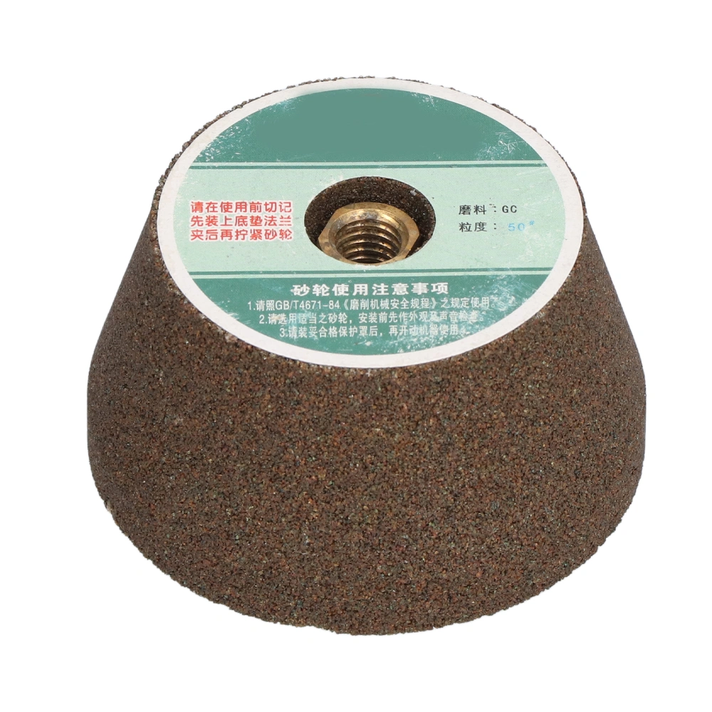 Grinding Wheel Strong Stability Good Grinding Effect High Removal Rate Angle Grinder Grinding Head for Industry50 Mesh