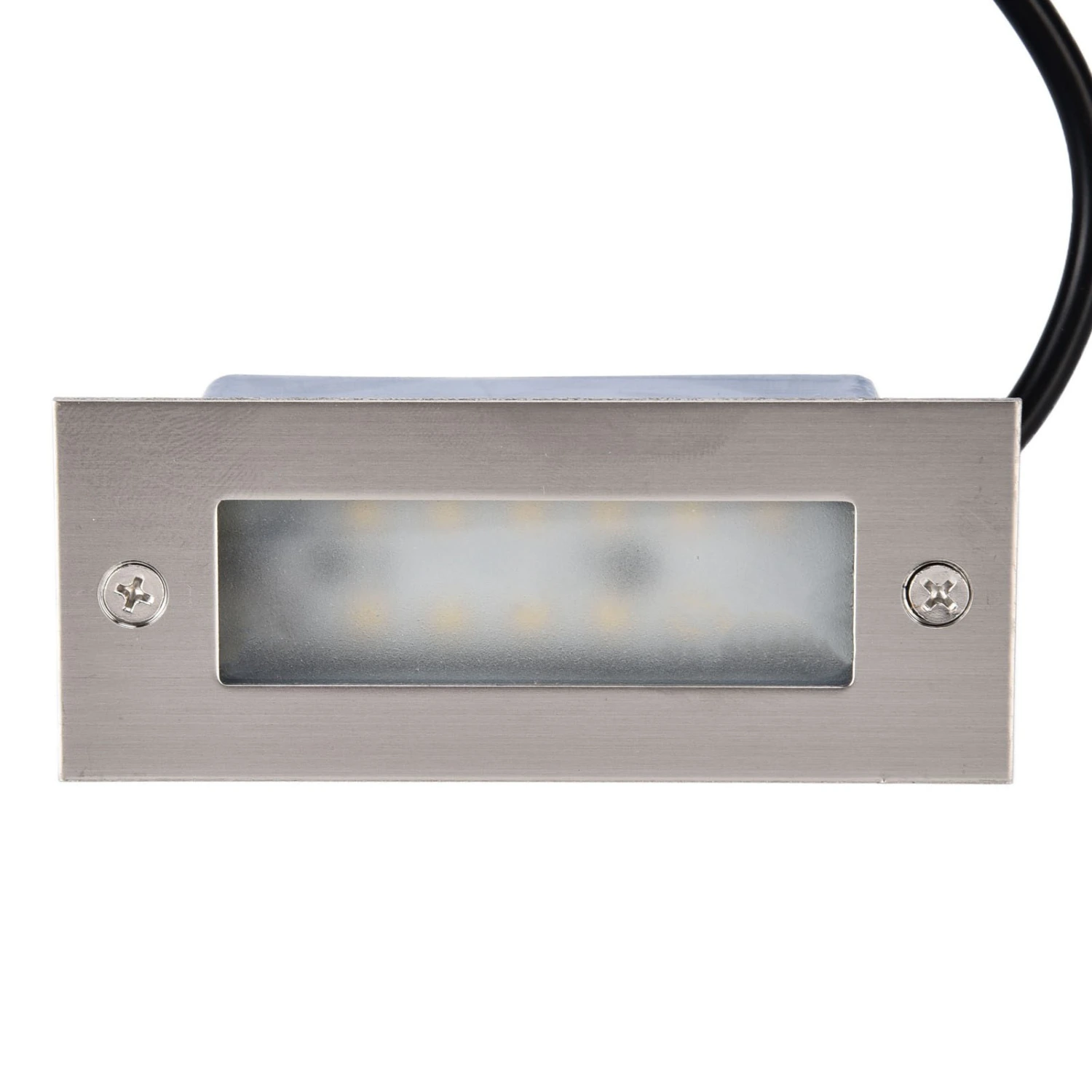 Step Lights Waterproof Stainless Steel Rectangle Landscape Staircase Lights for Indoor Outdoor 110‑220V