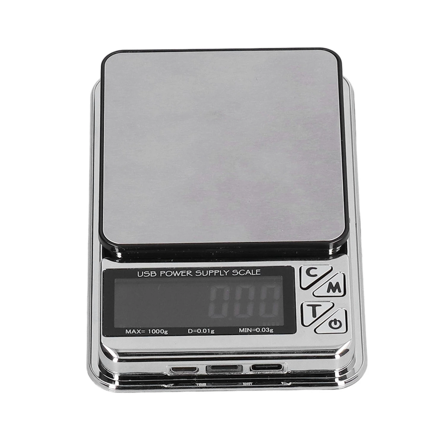 Electronic Scale LCD Display High Accuracy Lightweight Portable Stainless Steel Jewelry Scale