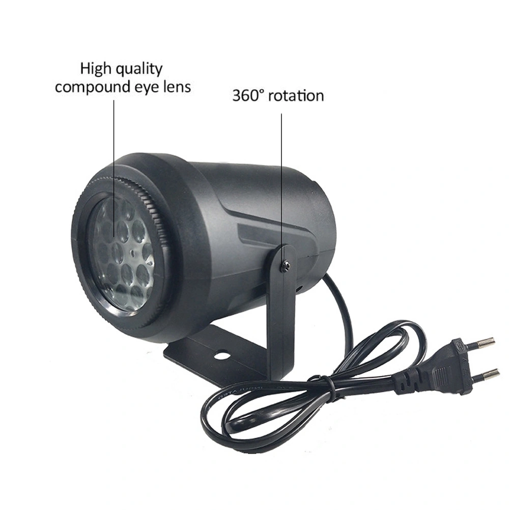 16 Color Slide Snowflake Projector LED Projection Rotating Lights Christmas Rotating Spotlights for Indoor or Outdoor Decor
