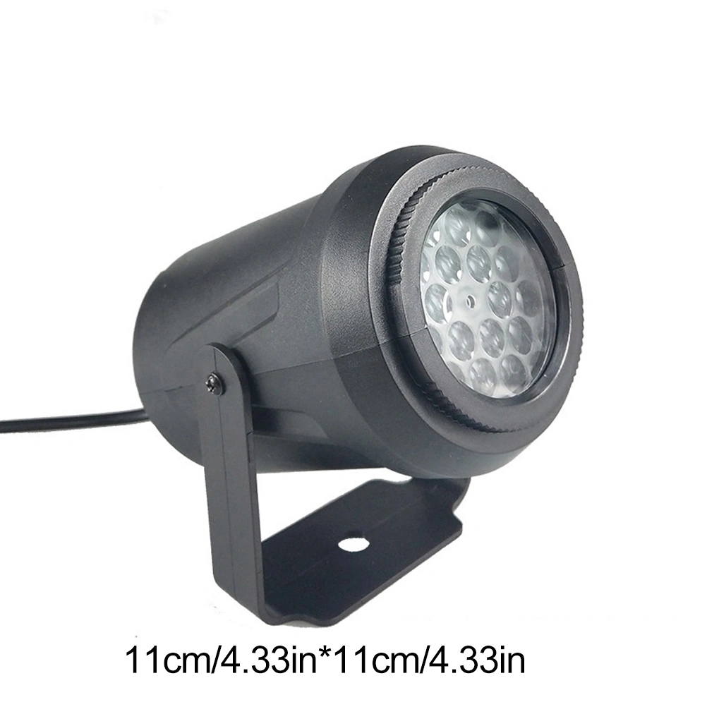 16 Color Slide Snowflake Projector LED Projection Rotating Lights Christmas Rotating Spotlights for Indoor or Outdoor Decor