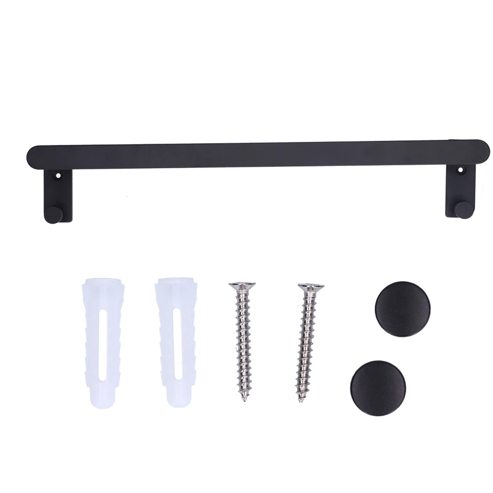 Single Towel Rack Aluminum Alloy 50cm / 20in Wall Mounted Towel Bar for Bathroom Kitchen