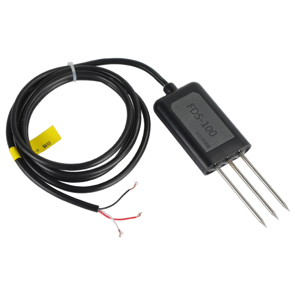 IP68 Soil Moisture Sensor Humidity Transducer for Garden Greenhouse Agriculture 0‑100% 2s ResponseOutput 0‑2V 7‑24V