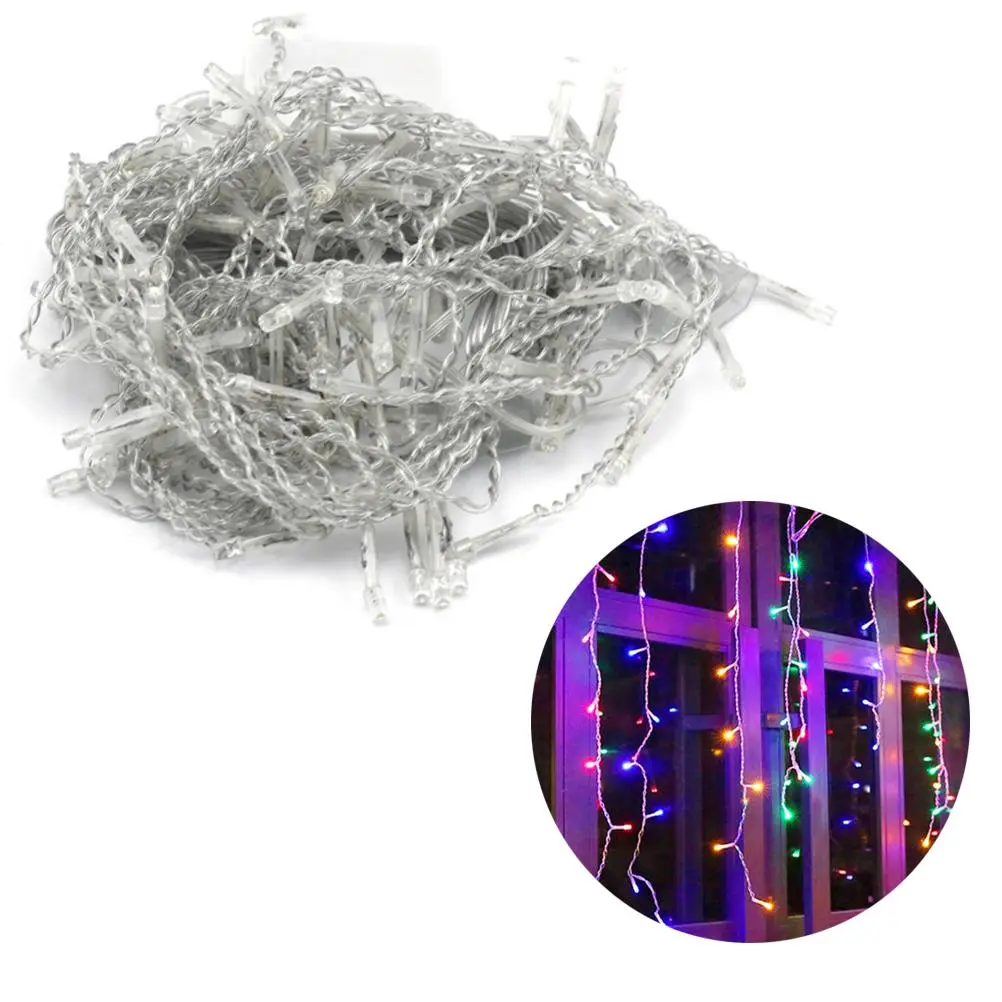5M 96 LED Fairy Lights with 8 Lighting Modes Icicle Fairy Lights Indoor and Outdoor for Party Wedding Balcony Garden Decoration