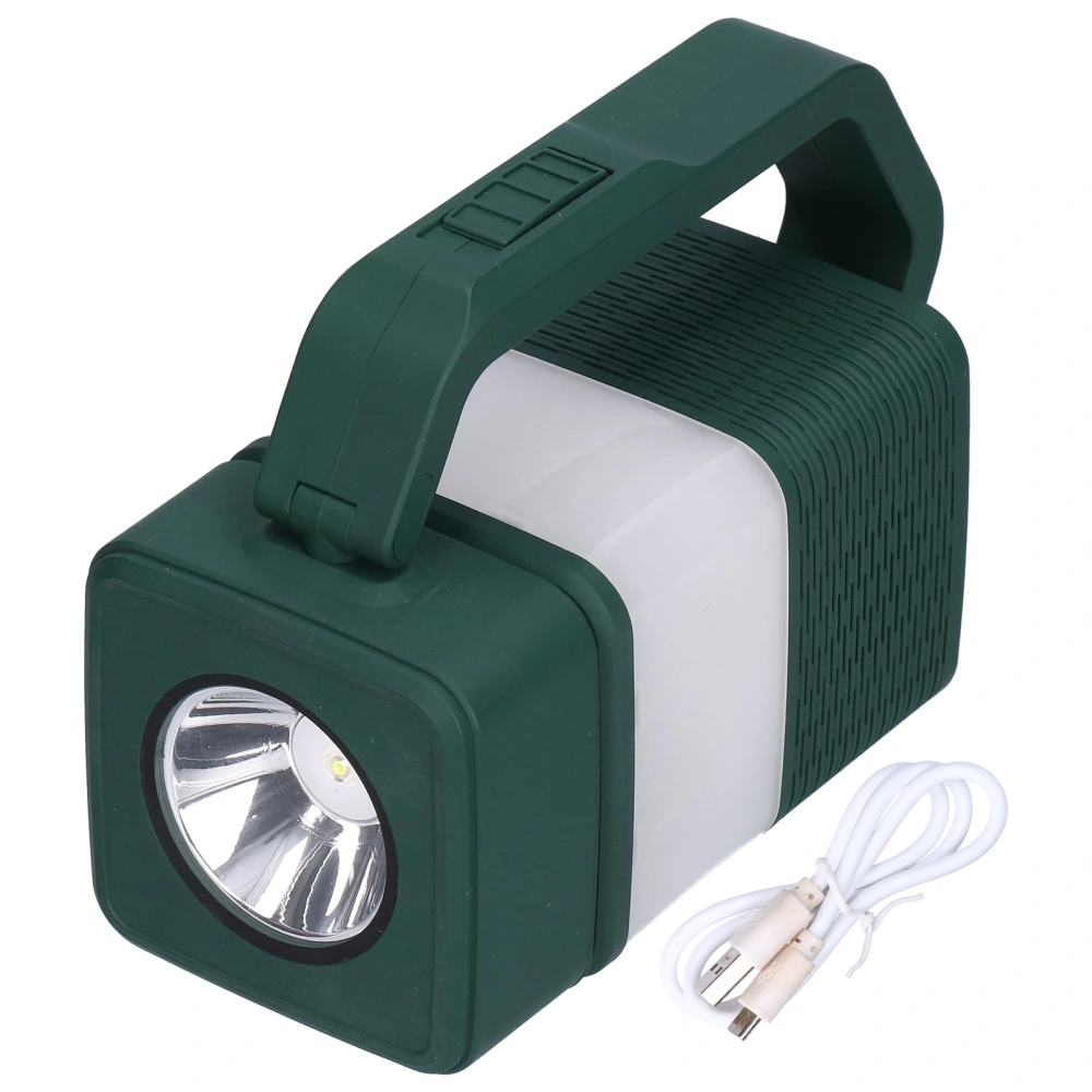 Camping Light Multipurpose Tent Lamp USB Flashlight with Speaker Emergency Lamp for Outdoor LightingGreen