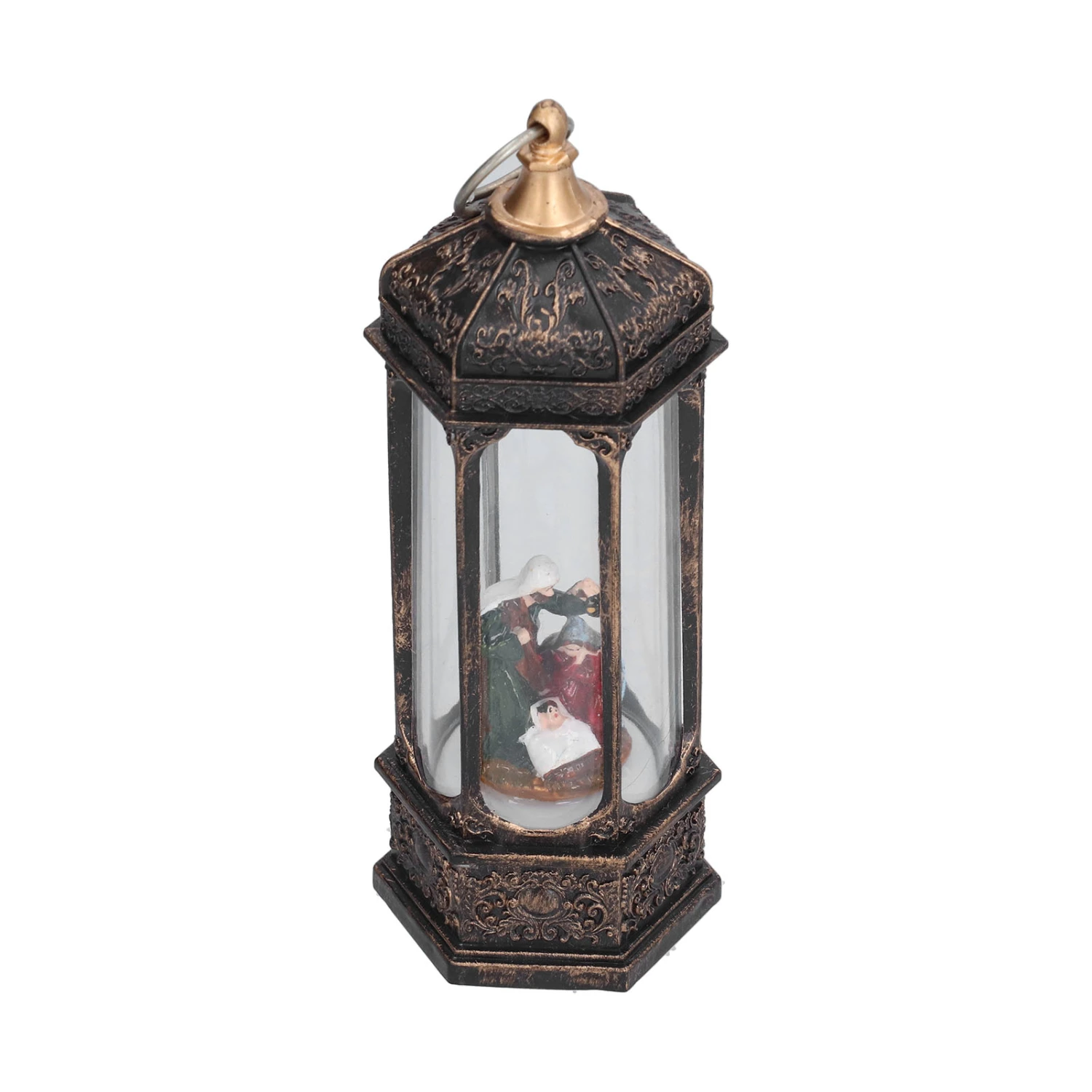 Christmas Lantern LED Lighted Jesus Christmas Decor Lanterns for Nativity Decorations