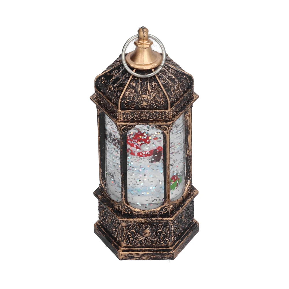 LED Christmas Crystal Lantern Snowma Christmas Snowman Decor Lanterns for Home Holiday Decorations