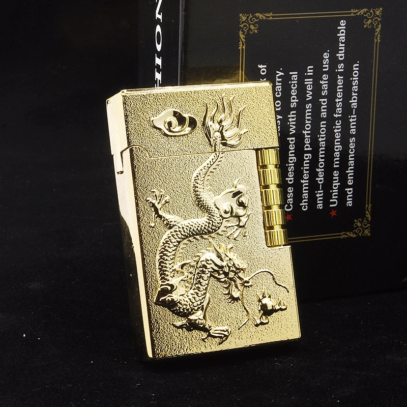 Embossed Chinese Dragon Gas Lighters