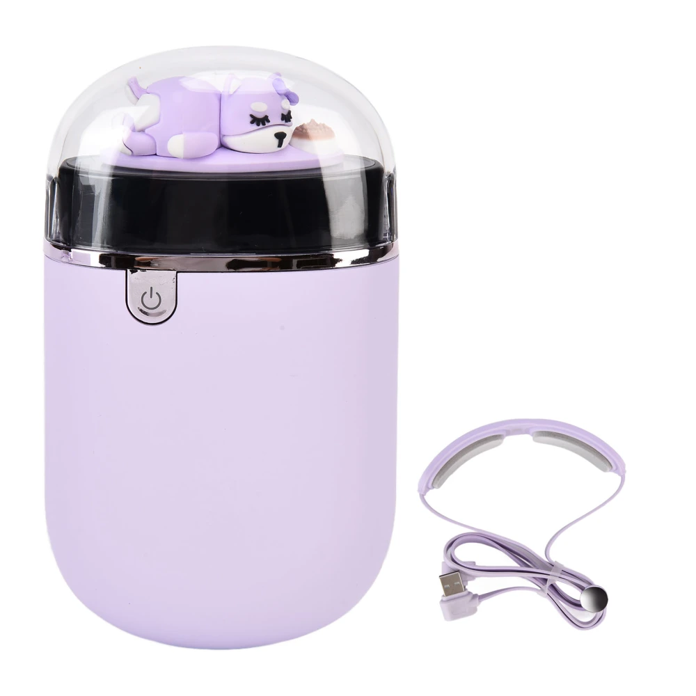 Hanging Neck Hand Warmer 5000mAh Electric Power Bank for Outdoor Sports Hunting GolfPurple