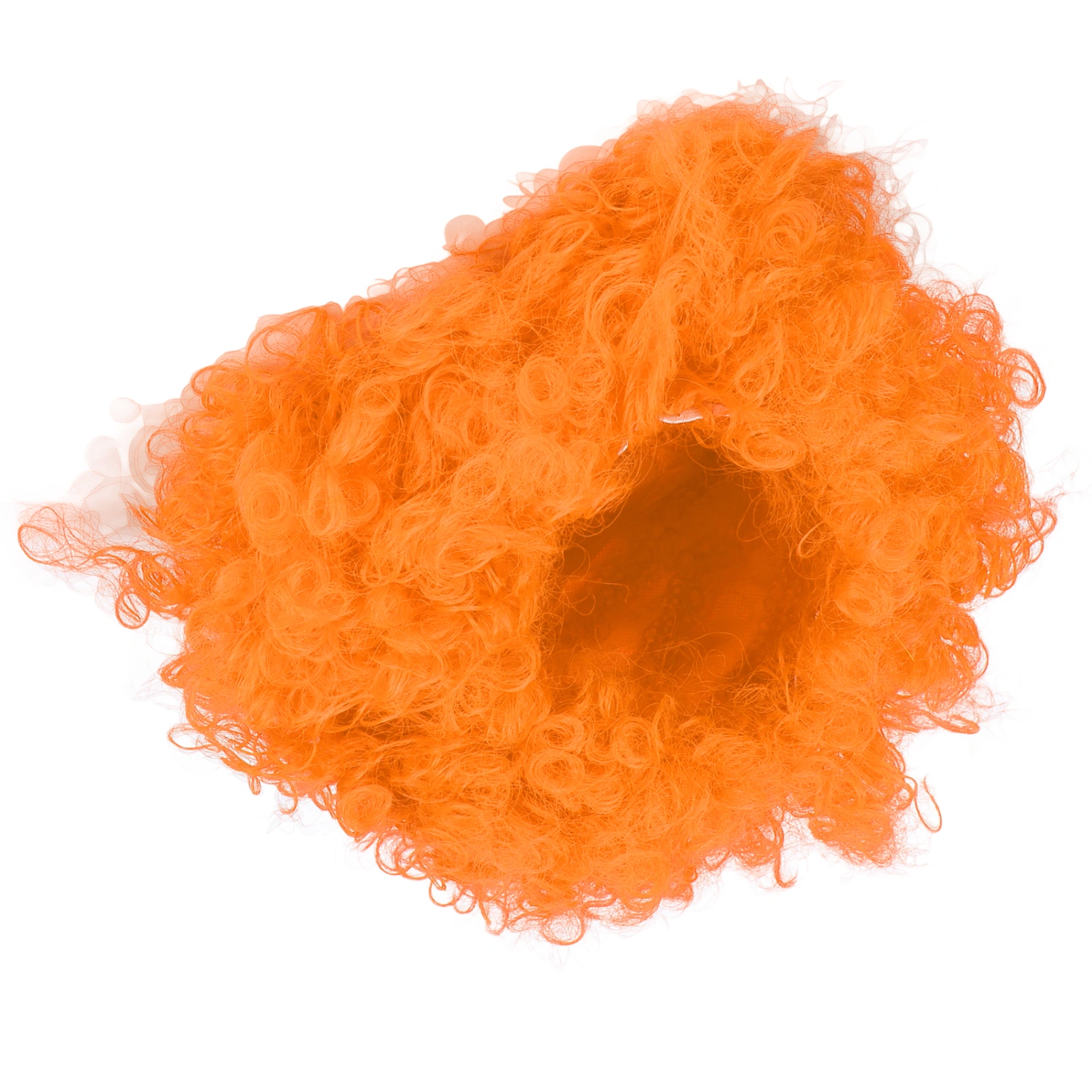 Adult Innovative Color Party Wig Halloween Interesting Headgear for Circus Troup FootballOrange