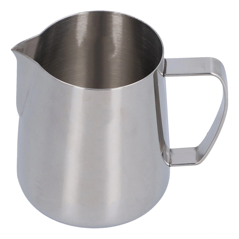 400ml Coffee Pitcher Cup 304 Stainless Steel Coffee Milk Frothing Cup for Home Bar