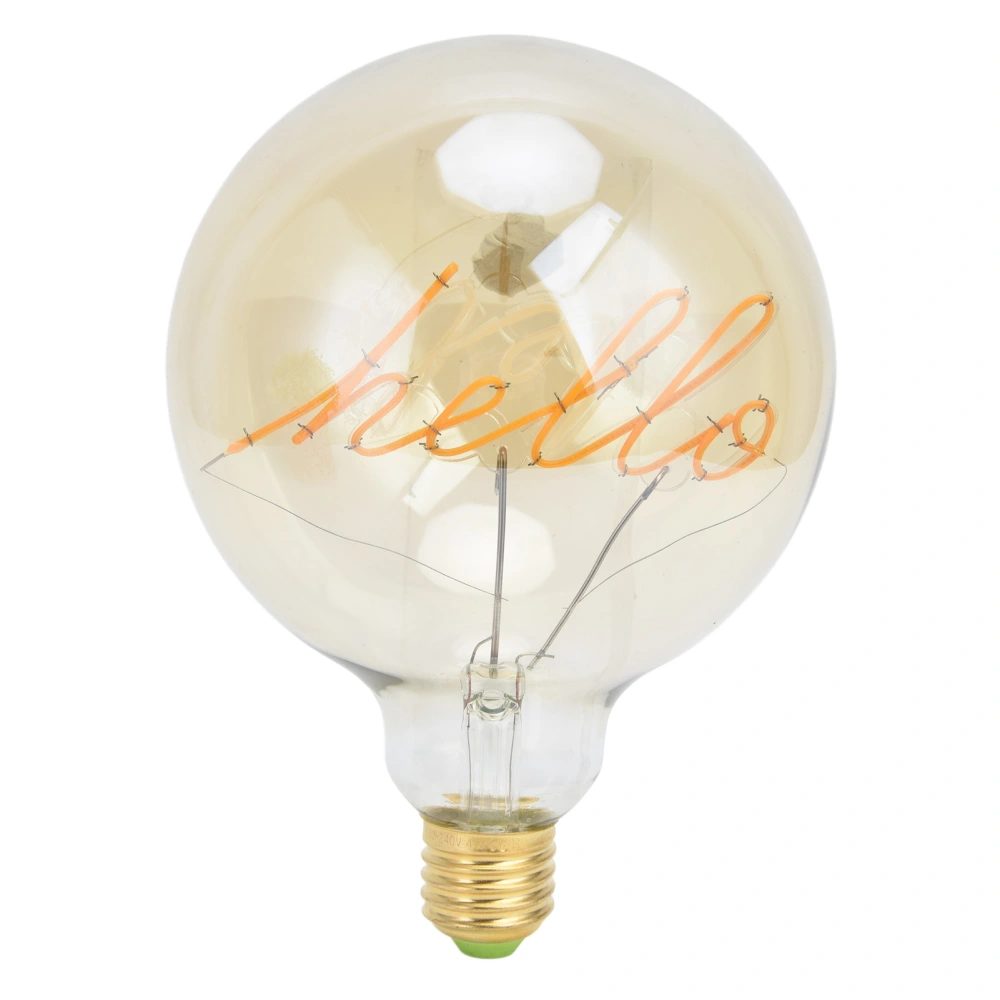 Round Light Bulbs Nontoxic No Flicker Energy Saving Environmental Friendly LED Dimmable Bulb Light 220VHELLO