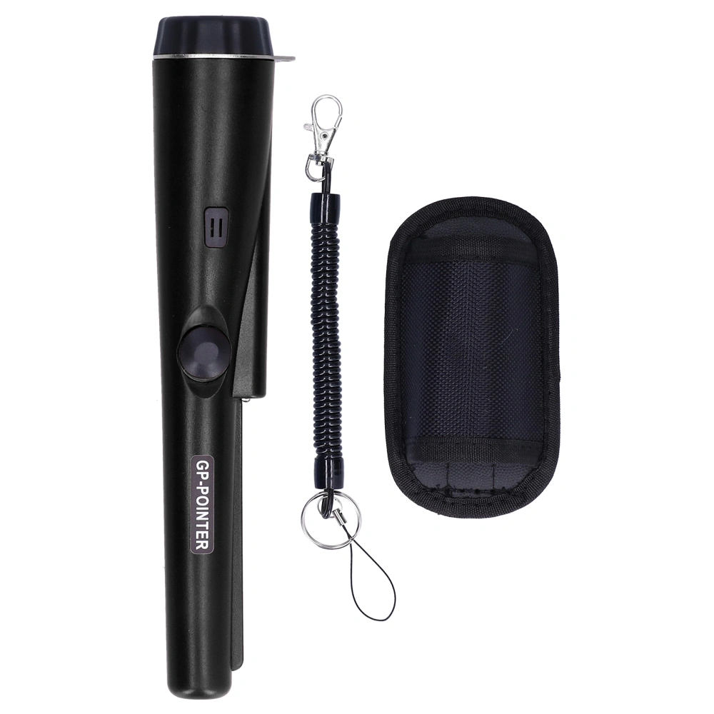 Metal Detector Professional Portable Waterproof Handheld Metal Detector with LED LightBlack