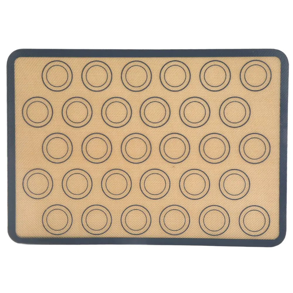 Baking Mat Food Grade Silicone and Glass Fiber Non Stick Heat Resistant Dough Mat for Making Pastry Pizza Bread